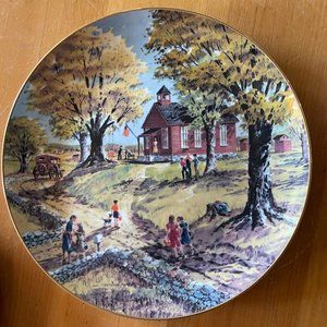 Land of the Free Plate Collection September, back to school, collector edition,